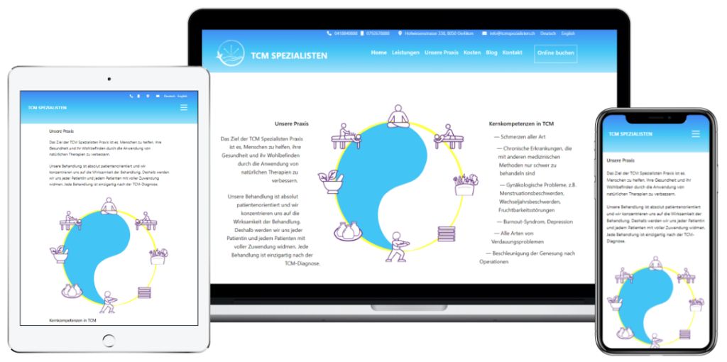 Tcmspezialisten Web Design