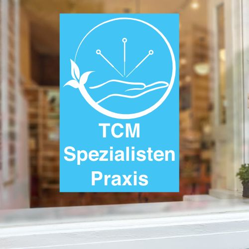 tcmspezialisten Fensteraufkleber Design